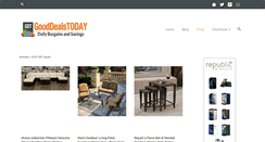 Desktop Screenshot of good-deals-today.com